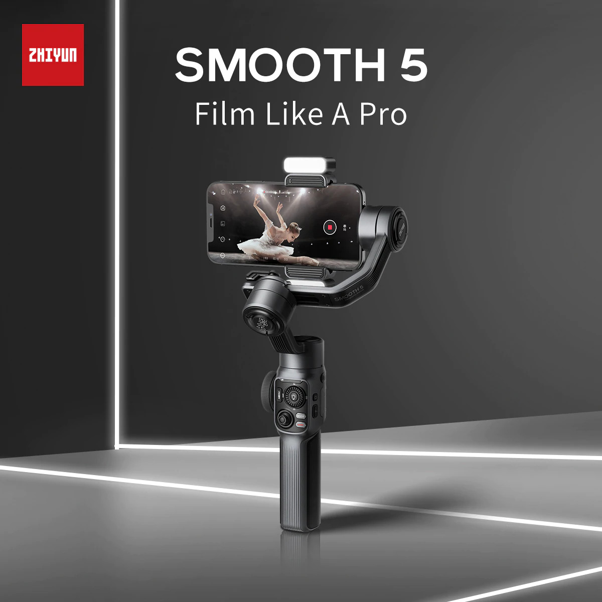 summerکیت کومبو گیمبال موبایل ژیون تک اسموت 5 Zhiyun-Tech Smooth 5 Combo Kit