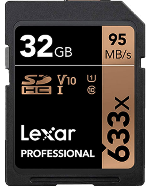 کارت حافظه لکسار  Lexar SDHC 32 GB (95mb/s) 633X