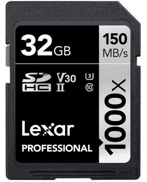 کارت حافظه لکسار  Lexar SDHC 32 GB (150mb/s) 1000X