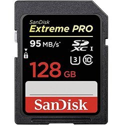 کارت حافظه سن دیسک  Sandisk Extreme PRO  SDXC 128 GB (95mb/s) 633X
