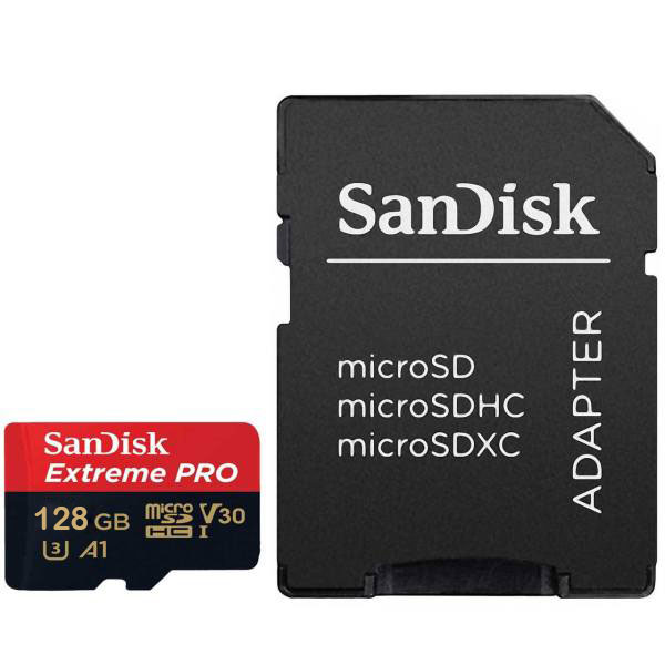 کارت حافظه سن دیسک  Sandisk Extreme PRO  Micro SDXC 128 GB (100mb/s) 677X