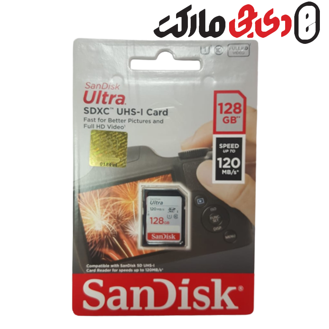 کارت حافظه سن دیسک Sandisk microSD128 GB (120mb/s) 533X