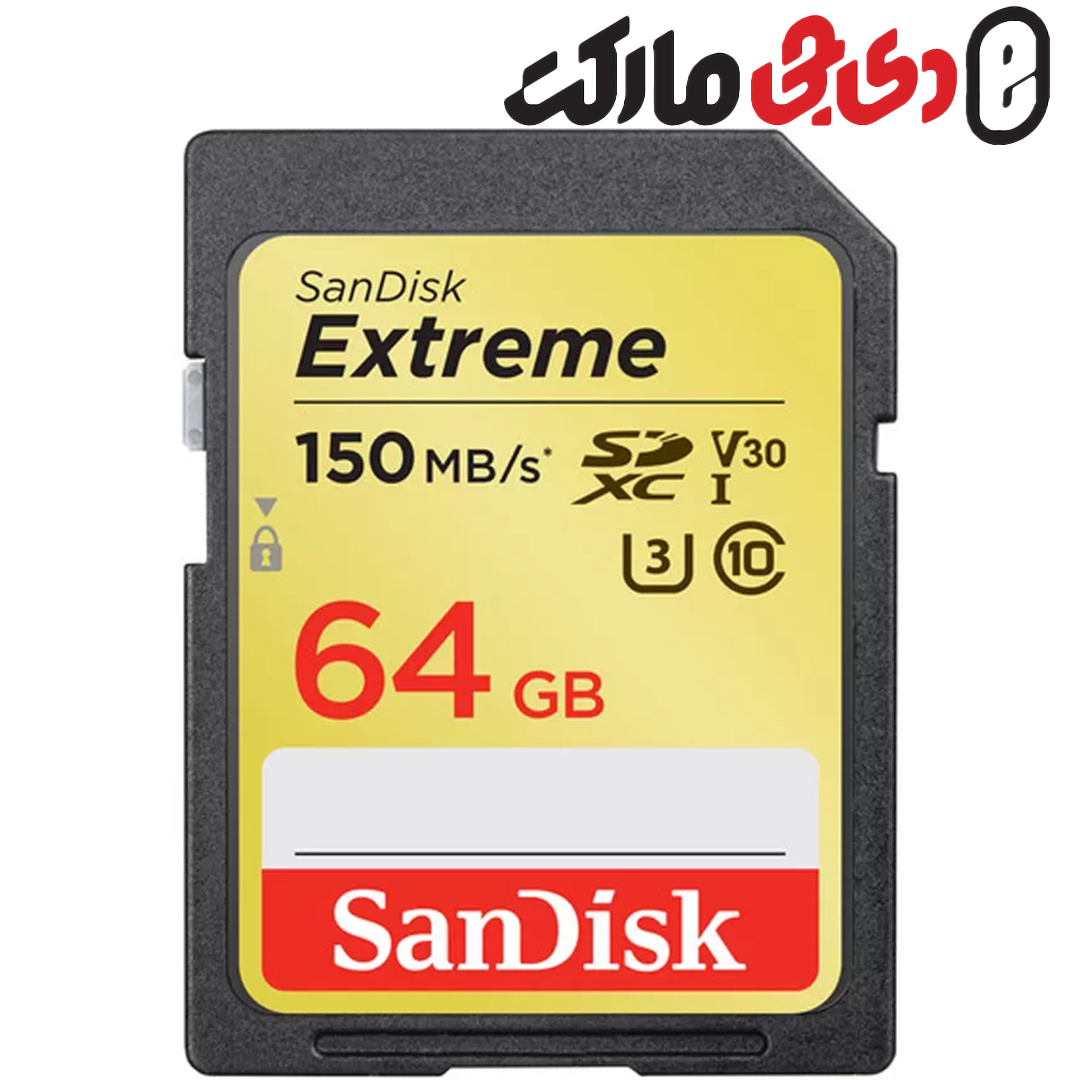 کارت حافظه سن دیسک Sandisk SD64 GB (150mb/s) 633X