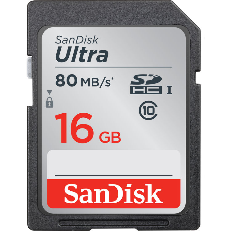 کارت حافظه سن دیسک  Sandisk Ultra  SDHC 16 GB (80mb/s)533X