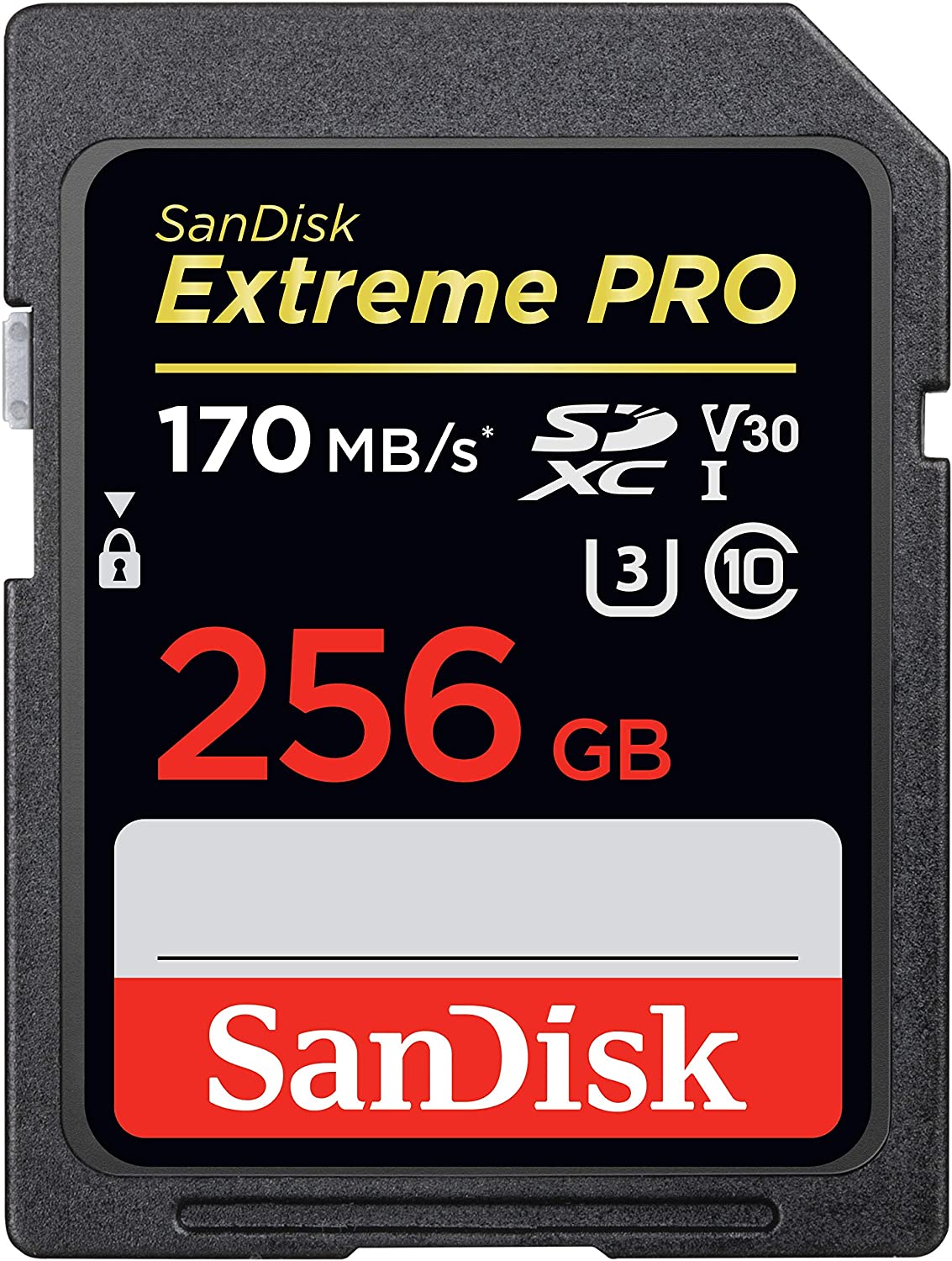 کارت حافظه سن دیسک  Sandisk Extreme PRO  SDXC 256 GB (170mb/s) V30