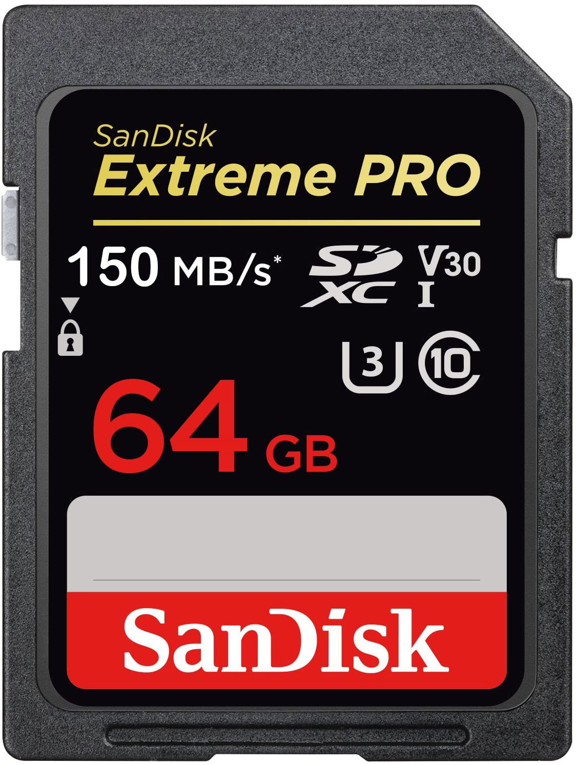 کارت حافظه سن دیسک  Sandisk Extreme PRO  SDXC 64 GB (150mb/s) V30