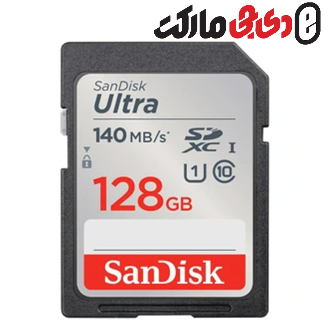 کارت حافظه اس دی سندیسک SD Sandisk 128GB 140mbs Ultra