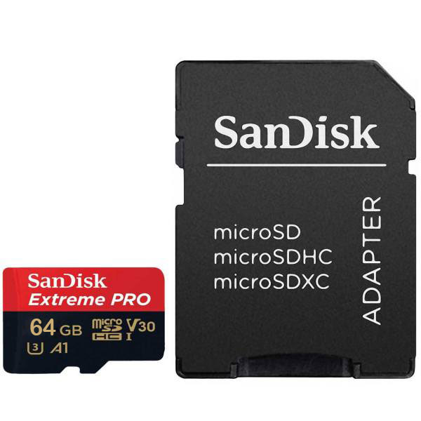 کارت حافظه سن دیسک  Sandisk Extreme PRO  Micro SDXC 64 GB (100mb/s) 677X